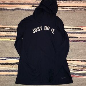 Women’s Nike long sleeve hooded t shirt